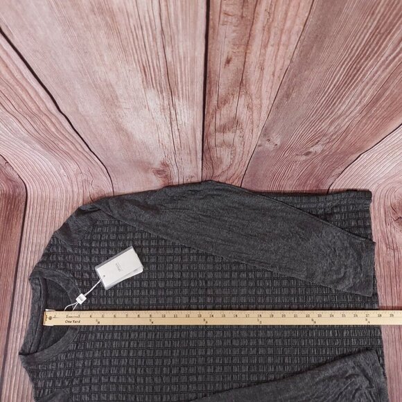 NWT Armani Collezioni Mens Size XXL Gray Crew Neck Pullover Shirt Viscose Blend - Picture 16 of 16